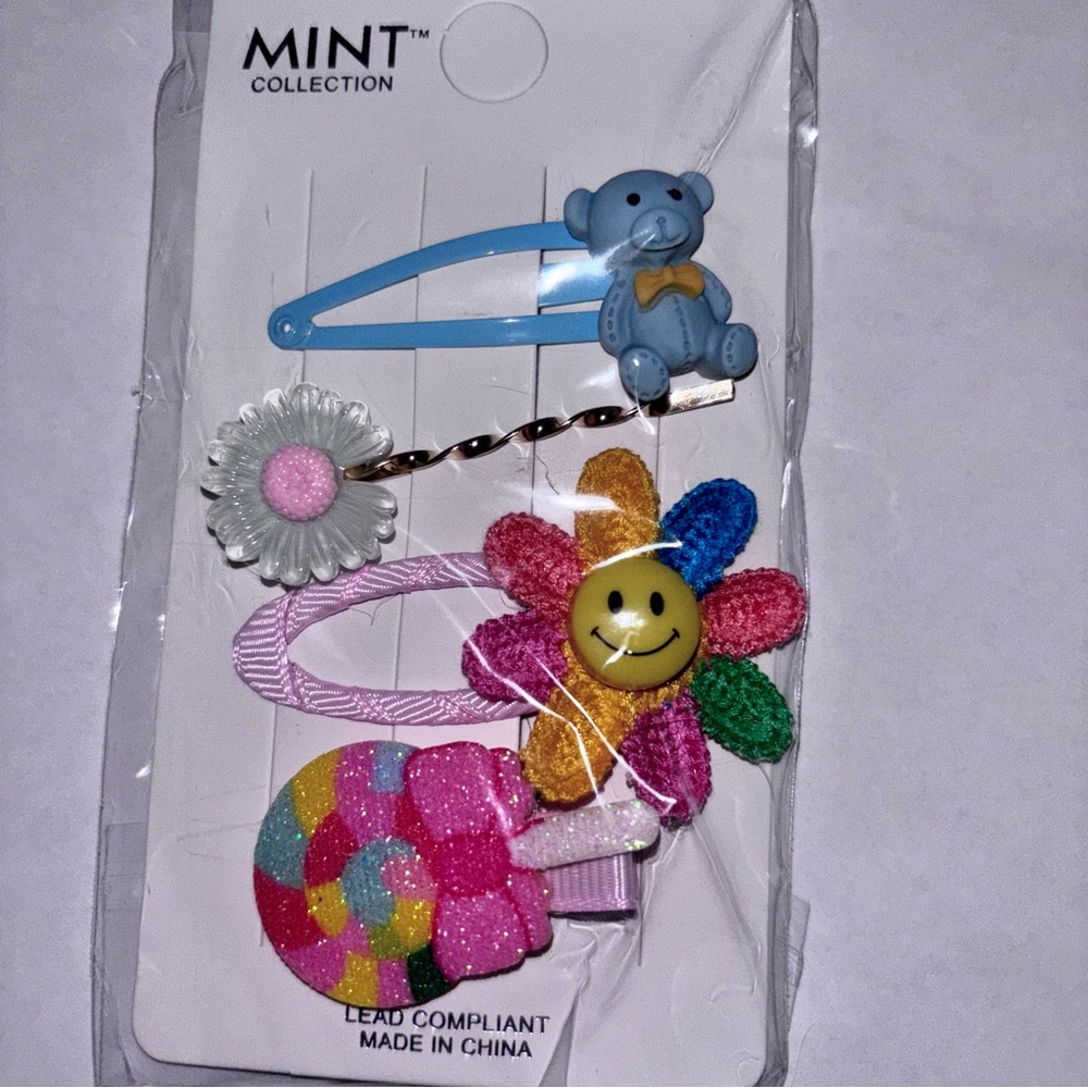 Mint Colorful Hair Accessory Set - Picture 3 of 3